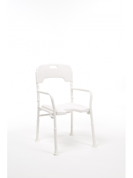 Składane krzesło prysznicowe z wycięcięm higienicznym Laly Vermeiren
