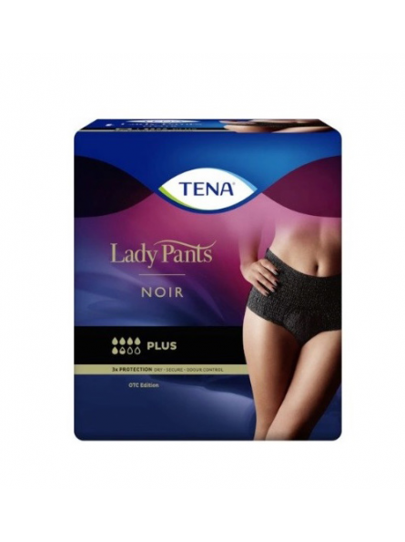 Majtki chłonne dla kobiet Tena Lady Pants Plus Noir 30 sztuk