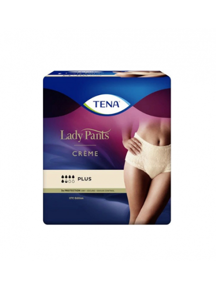 Majtki chłonne dla kobiet Tena Lady Pants Plus Creme Large OTC Edition 8 sztuk