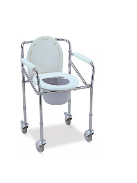 Krzesło toaletowe składane na kółkach FS-696 Timago