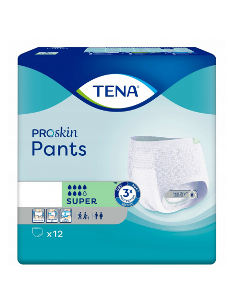 Pieluchomajtki Tena Pants ProSkin Super OTC Edition Large 12 sztuk